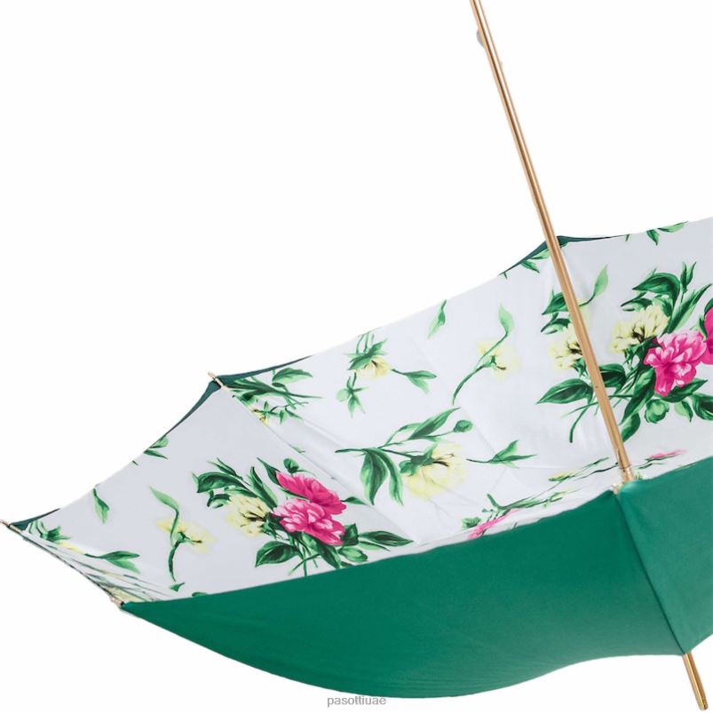 مظلة | 189 5g763-5 p5 - مظلة زهرية باللون الأخضر الزمردي PASOTTI Z446V325